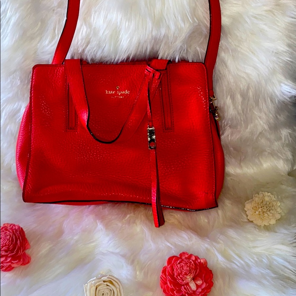 ❤️ SALE ❤️ Pre loved KATE SPADE red satchel